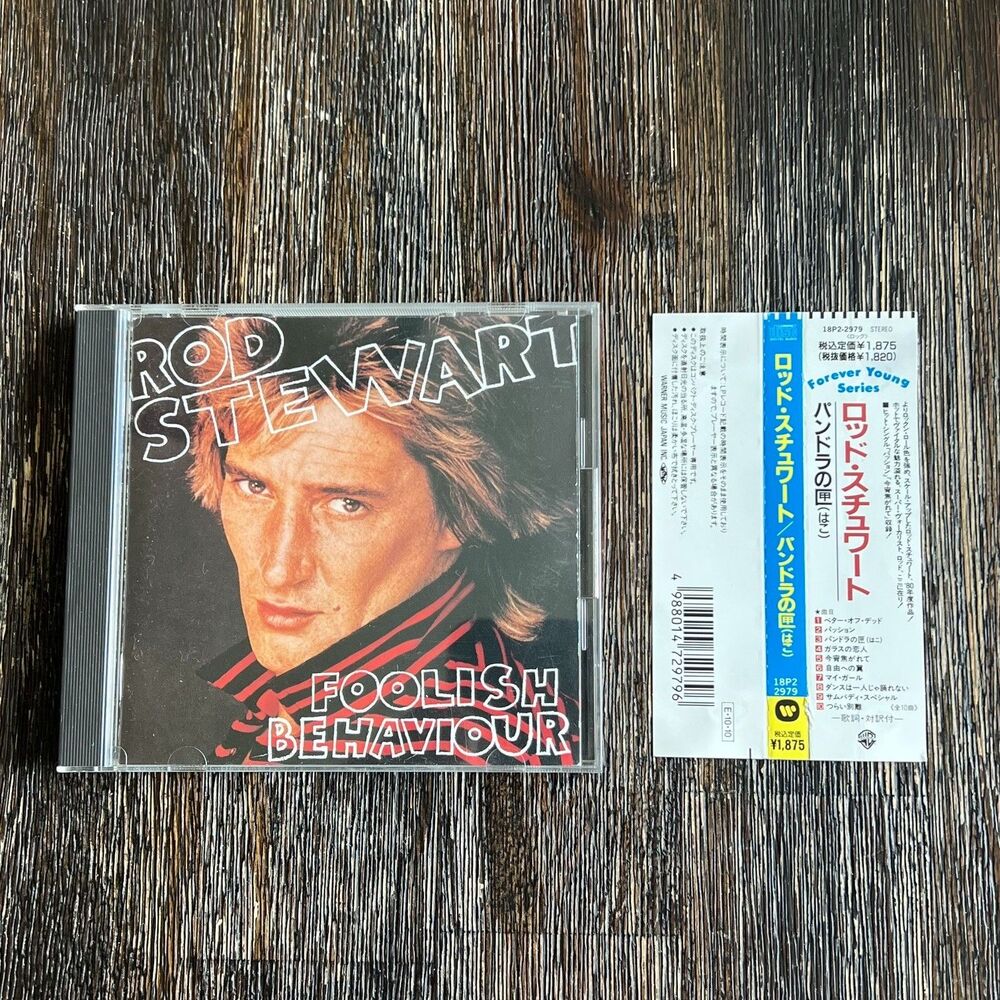 Rod Stewart Foolish Behaviour Japanese Japan Import CD Compact Disc w/ Obi